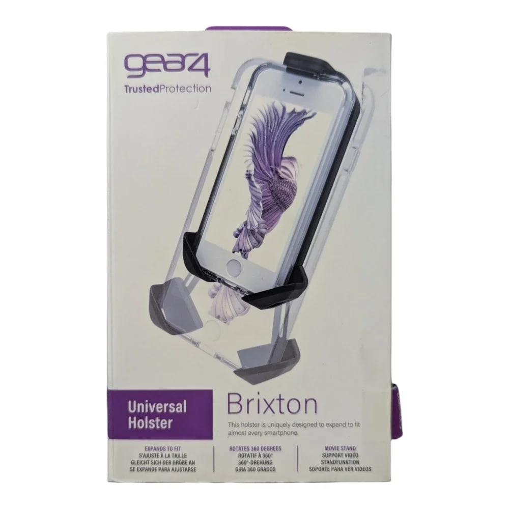 F2. Gear4 Brixton Universal 360 Smartphone Holster Black